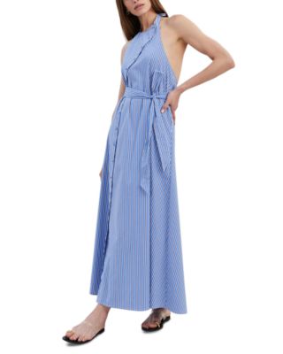 The Cara Striped Maxi Dress