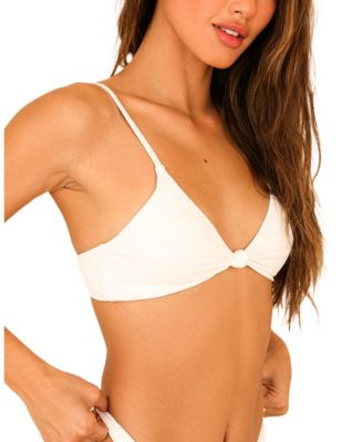 Zen Knotted Triangle Bikini Top