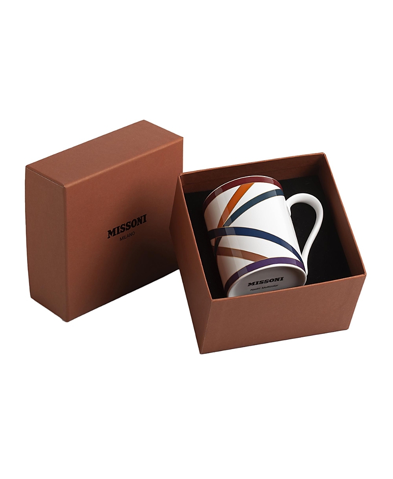 Shop Missoni Nastri Luxury Box Mug Cup In Multi