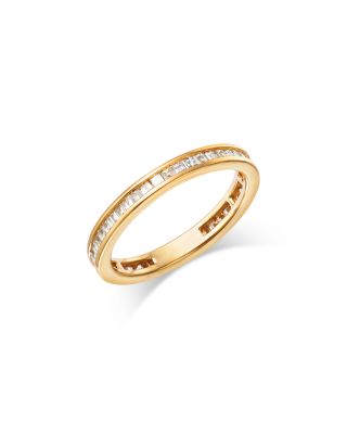 Bloomingdale's Fine Collection - Diamond Baguette Eternity Band in 14K Yellow Gold, 0.75 tcw