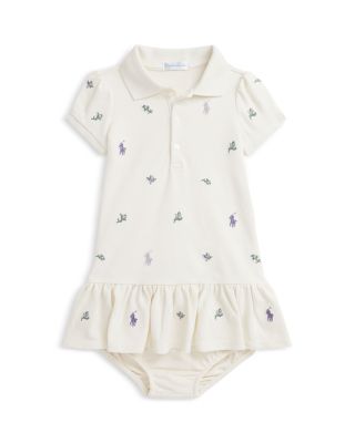 Ralph Lauren - Girls' Polo Pony Mesh Polo Dress & Bloomer Set - Baby