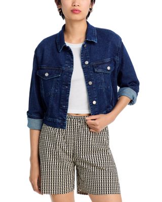 AQUA - Cropped Denim Jacket - Exclusive