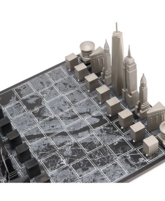 Set Stainless Steel New York Edition with Wood Map Board - Ages 14+