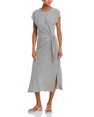 Rails - Selah Striped Front Tie Midi Dress