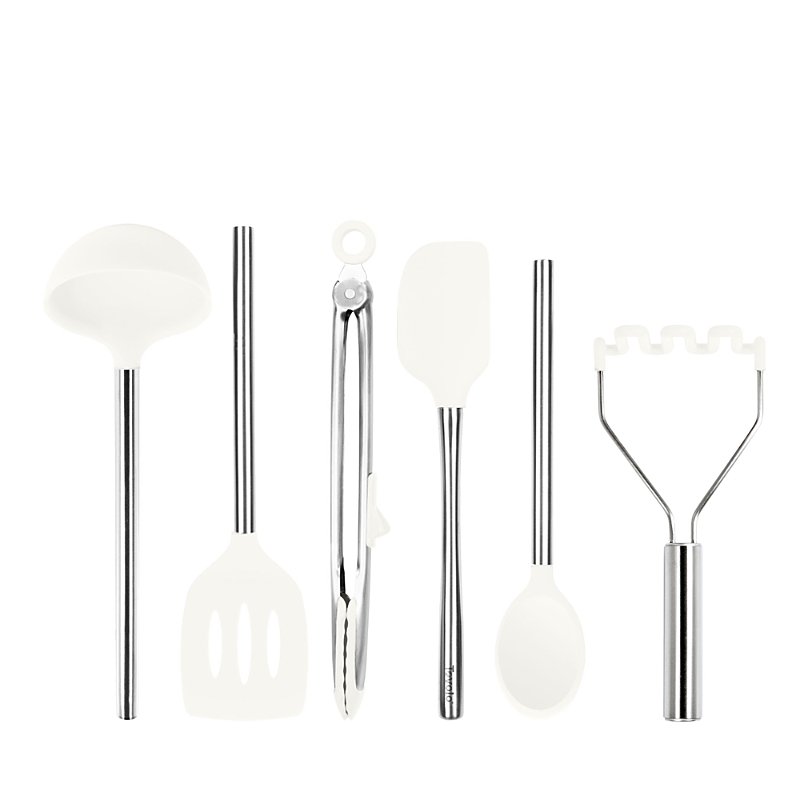 Tovolo Silicone Utensil 6 Piece Set In White