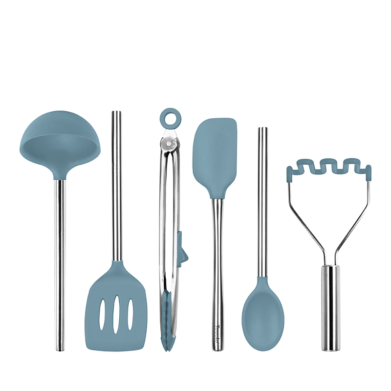 Tovolo Silicone Utensil 6 Piece Set In Blue