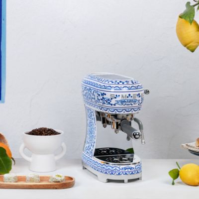 Dolce &amp; Gabbana 50&#39;s Retro Style Aesthetic Blu Mediterraneo Espresso Coffee Machine