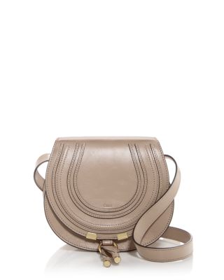 Marcie Small Leather Saddle Bag