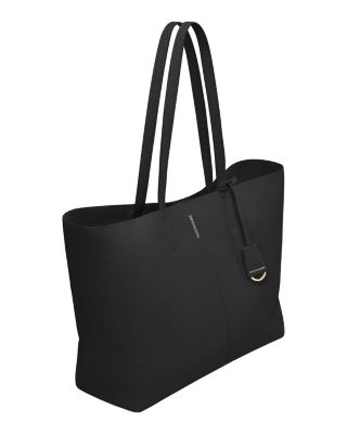 Large Leather Snap Soft Tote