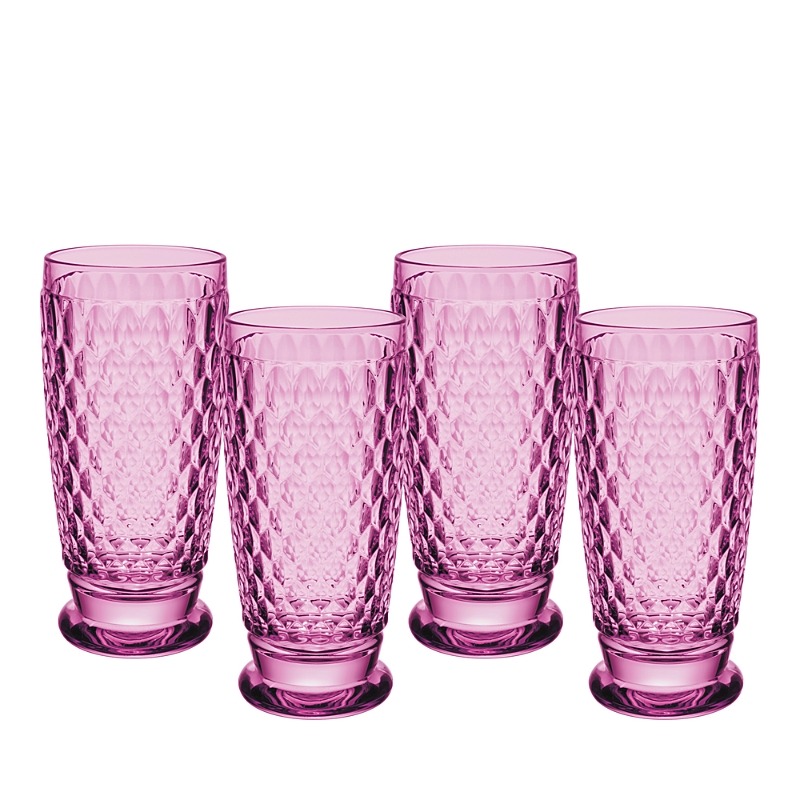 Villeroy & Boch Boston Highball Glasses, 13.5oz. Set Of 4 In Purple