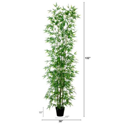 11' Artificial Green Bamboo Tree