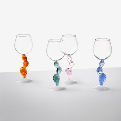 Desert Plants Cactus Coupe Glass