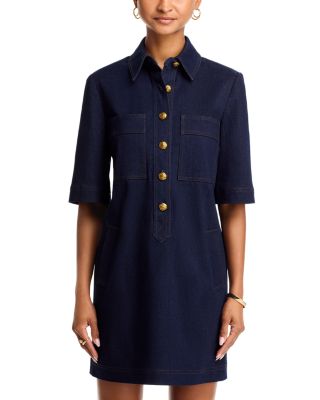 関税,送料無料Veronica Beard Koulisデニムミニシャツワンピース Veronica Beard Koulis Denim Dress | Bloomingdale's