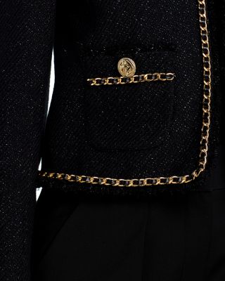 Suvi Chain Trim Tweed Jacket