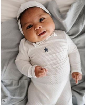  Unisex Embroidered Heart and Star Collection Footie - Baby