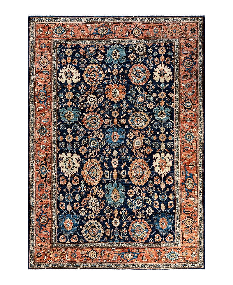 Bloomingdale's Serapi M1992 Area Rug, 6'4 X 9'1 In Blue