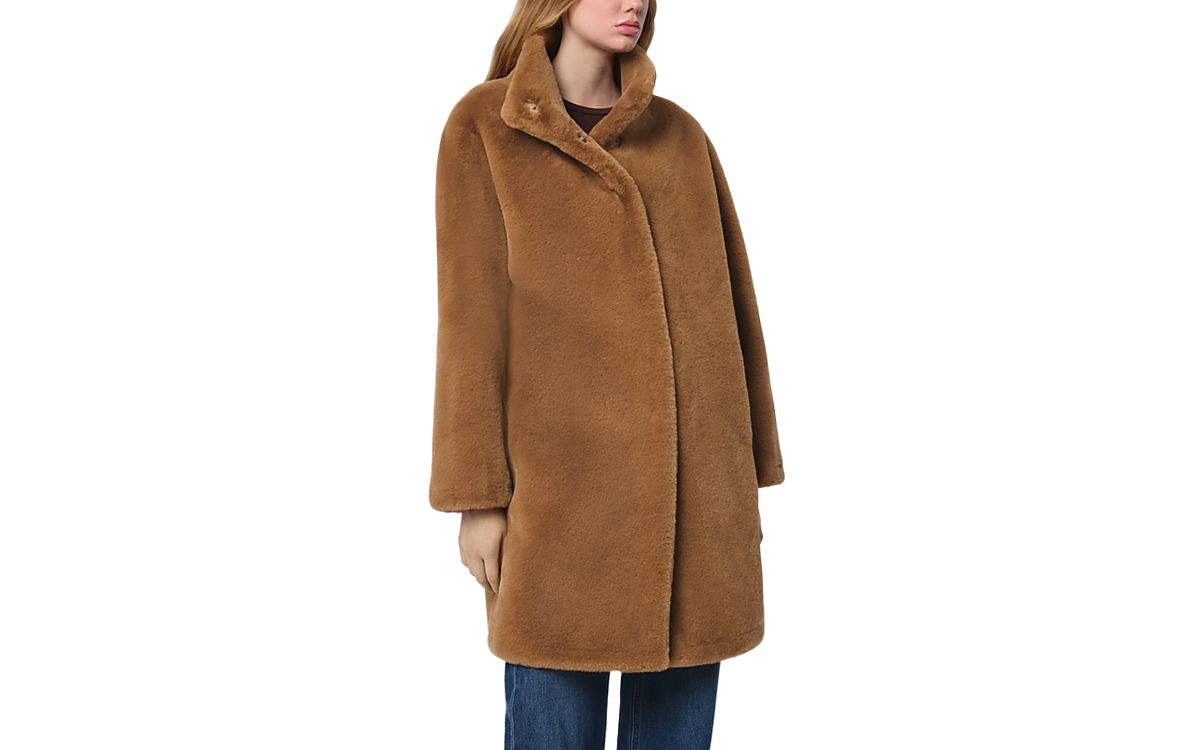 Apparis Blair Faux Fur Mid Length Coat