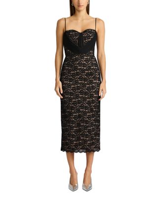Zac Posen Lace Midi Dress