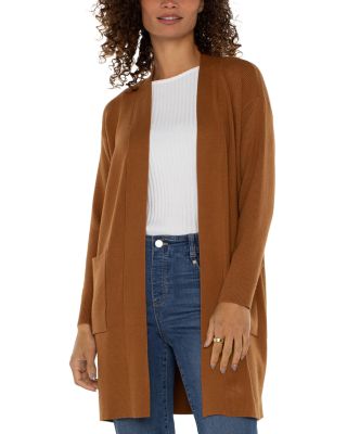 Liverpool Los Angeles Ribbed Open Front Cardigan