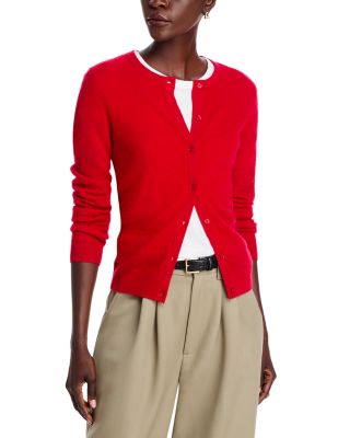 C by Bloomingdale's Crewneck Cashmere Cardigan - Exclusive