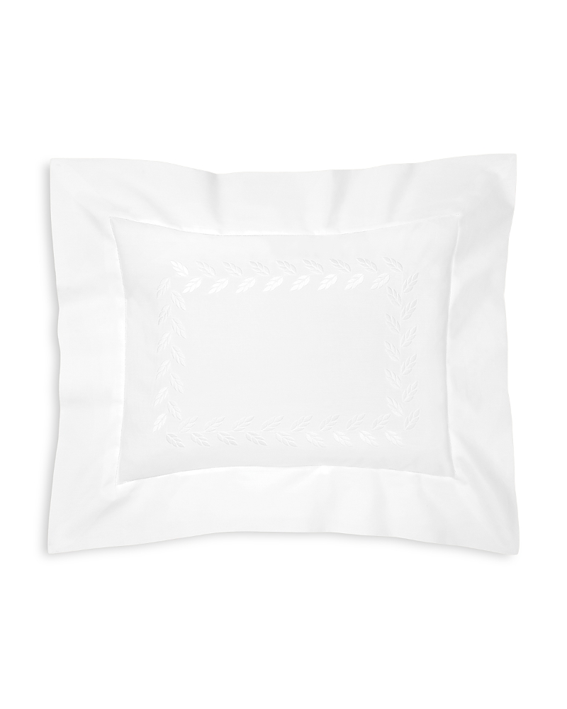 Pratesi Federico Boudoir Sham In White/white