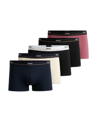 Boss Men's Essential Trunks, Pack of 5