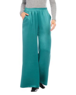 Karen Kane - Satin Wide Leg Pants