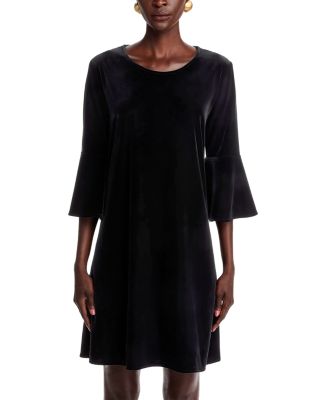 Bella Velvet Bell Sleeve Dress