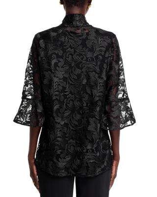 Bella Lace Draped Cardigan