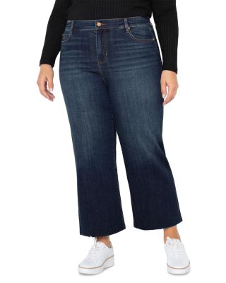 Liverpool Los Angeles Plus - Plus Stride High Rise Wide Leg Jeans in Eastmoor