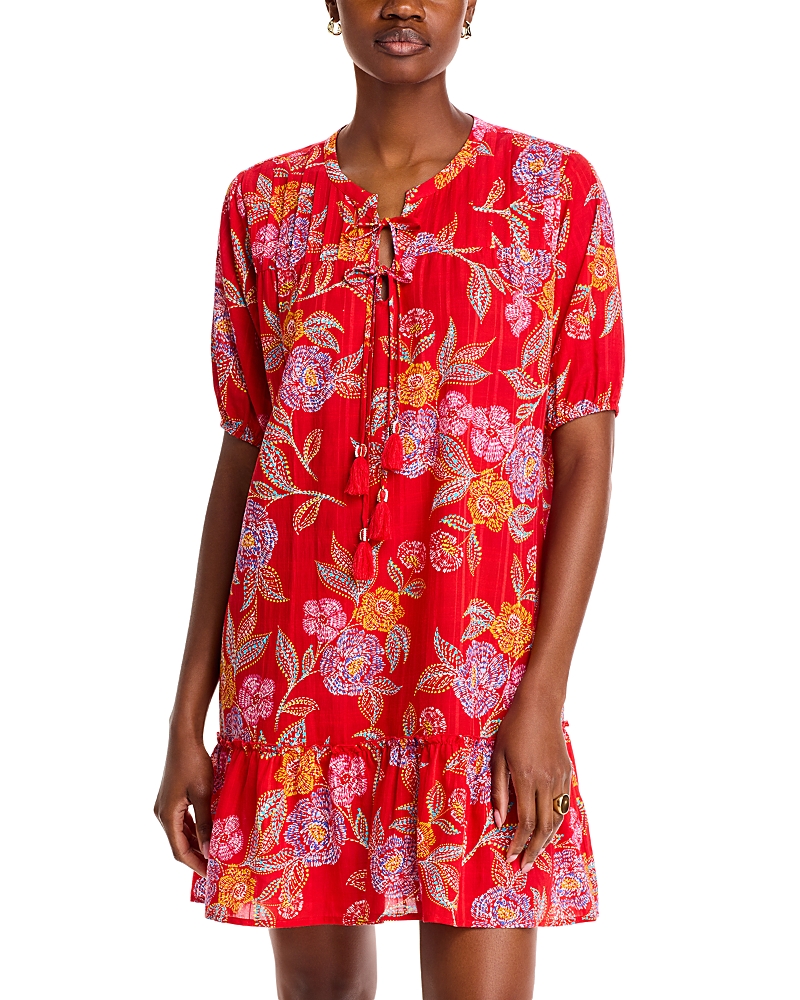Johnny Was Whimsical Hibiscus Dress