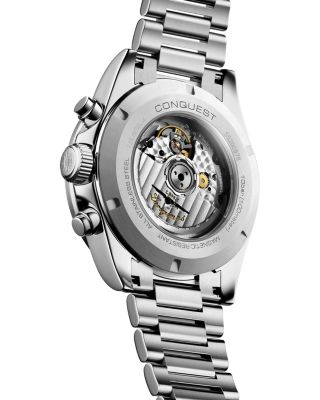 Conquest Silver Chronograph, 42mm