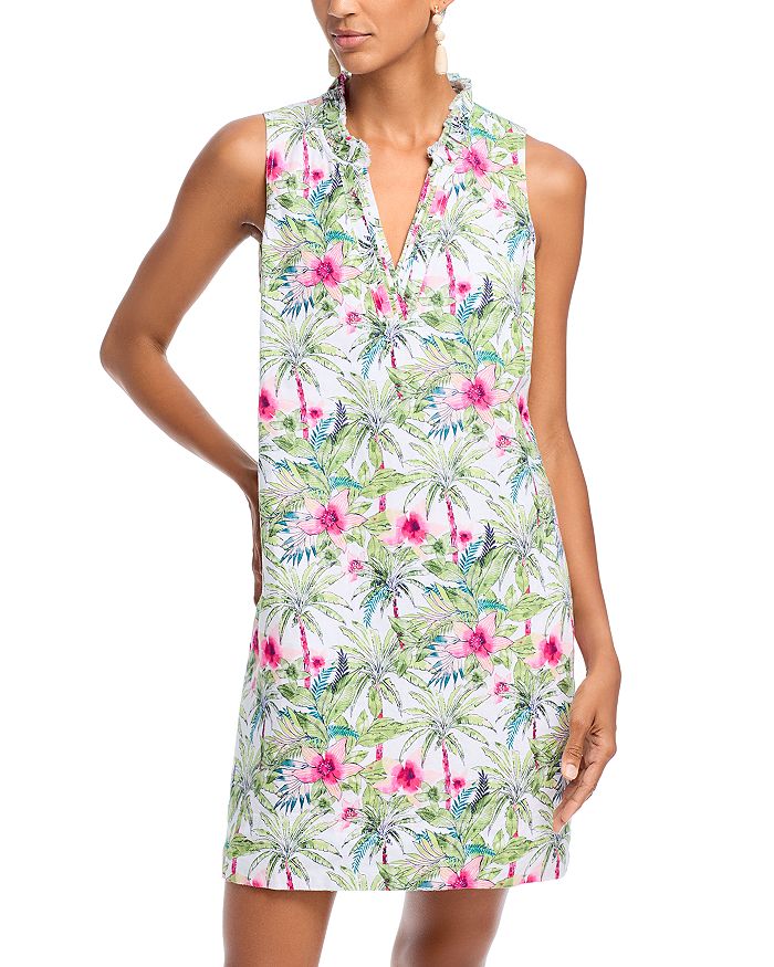 Tommy Bahama Women's Two Palms Shine Short Dress - Natural Linen