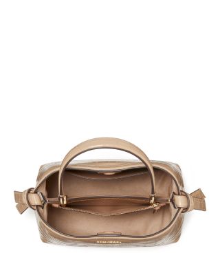 Knott Medium Embossed Leather Handbag