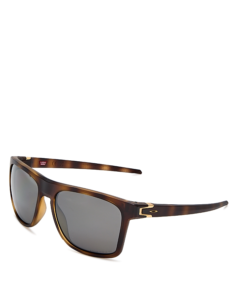 Oakley Leffingwell Square Sunglasses, 57mm In Tortoise/gray Solid