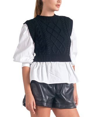 Layered Look Sweater