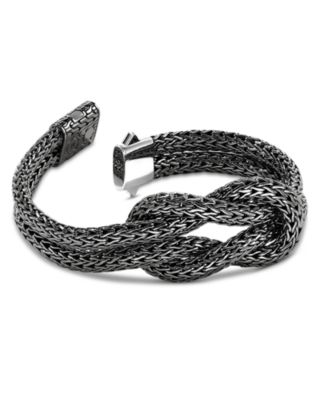 Classic Chain Love Knot Woven Link Bracelet