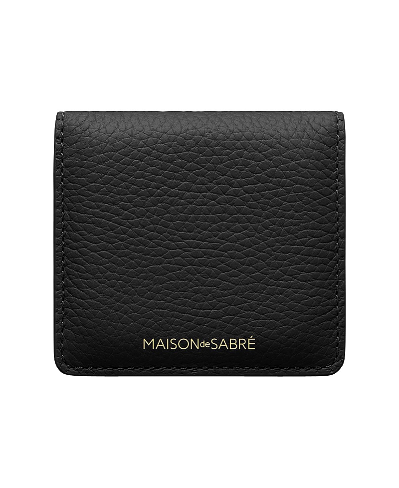MAISON DE SABRE MAISON DE SABRE LEATHER COMPACT MIRROR