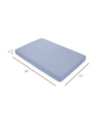 Mini Crib Sheet in GOTS Certified Organic Muslin Cotton