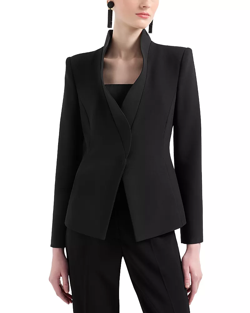 Emporio Armani Ruffled Blazer