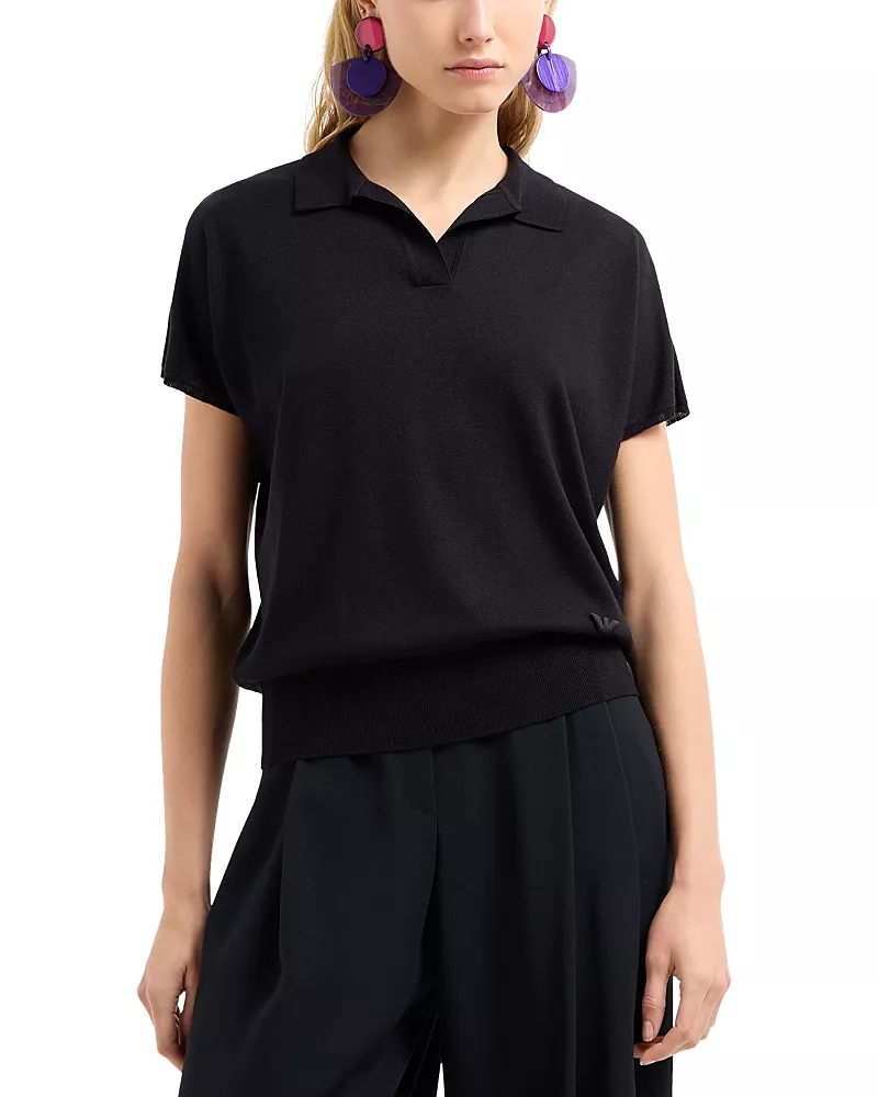 Emporio Armani Polo Collar Sweater
