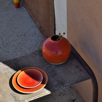 Tourron Orange Bread & Butter Plate