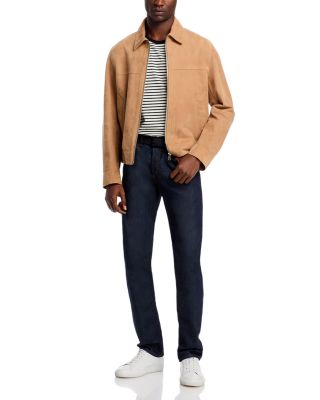 Malbano Zip Front Leather Jacket