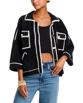Essentiel Antwerp Contrast Trim Cardigan