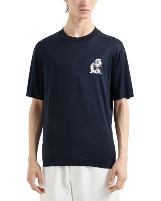 Emporio Armani - Embroidered Bulldog Tee