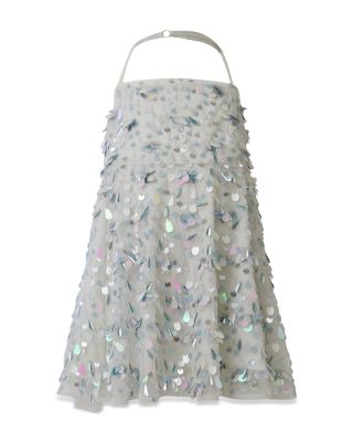 Bardot - Girls' Etta Sequined Mini Halter Dress - Little Kid, Big Kid