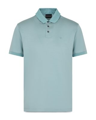 Two Tone Micro Design Polo Shirt