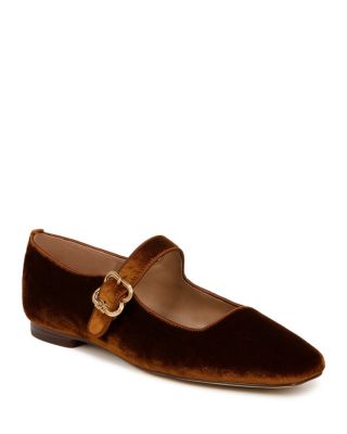 Women's Michaela Square Toe Buckled Mary Jane Flats