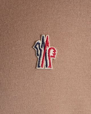 Wool Blend Pieced Turtleneck Sweater