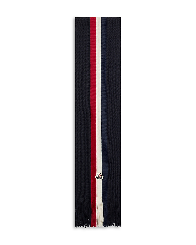 Moncler Tricolor Wool Scarf